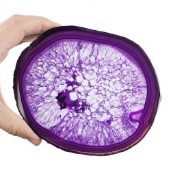 AGAT FIOLETOWY - PLASTER - 167 mm - BRAZYLIA