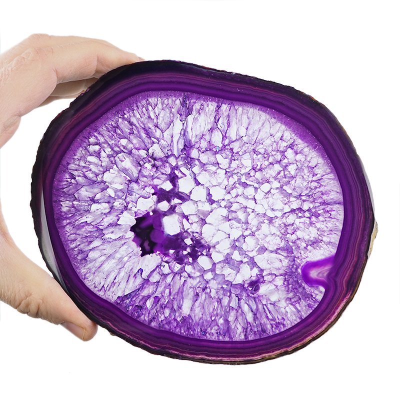 AGAT FIOLETOWY - PLASTER - 167 mm - BRAZYLIA