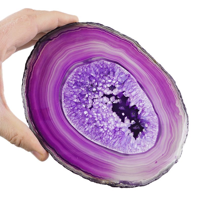 AGAT FIOLETOWY - PLASTER - 174 mm - BRAZYLIA