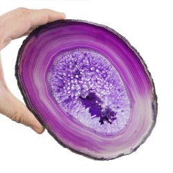AGAT FIOLETOWY - PLASTER - 174 mm - BRAZYLIA