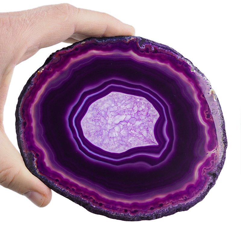 AGAT FIOLETOWY - PLASTER - 142 mm - BRAZYLIA