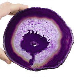 AGAT FIOLETOWY - PLASTER - 161 mm - BRAZYLIA
