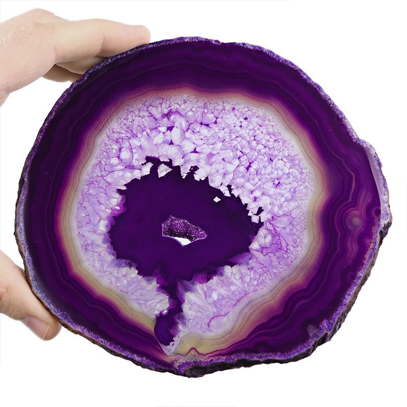 AGAT FIOLETOWY - PLASTER - 161 mm - BRAZYLIA