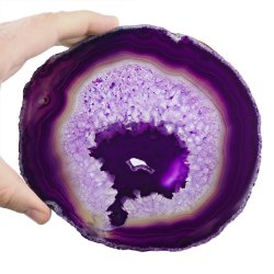 AGAT FIOLETOWY - PLASTER - 161 mm - BRAZYLIA