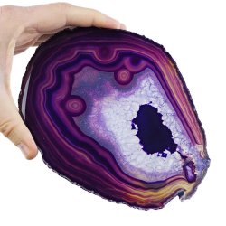 AGAT FIOLETOWY - PLASTER - 177 mm - BRAZYLIA