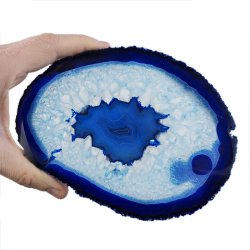 AGAT NIEBIESKI - PLASTER - 168 mm - BRAZYLIA