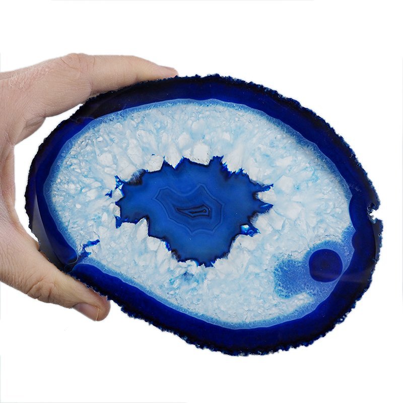 AGAT NIEBIESKI - PLASTER - 168 mm - BRAZYLIA