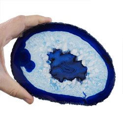 AGAT NIEBIESKI - PLASTER - 168 mm - BRAZYLIA