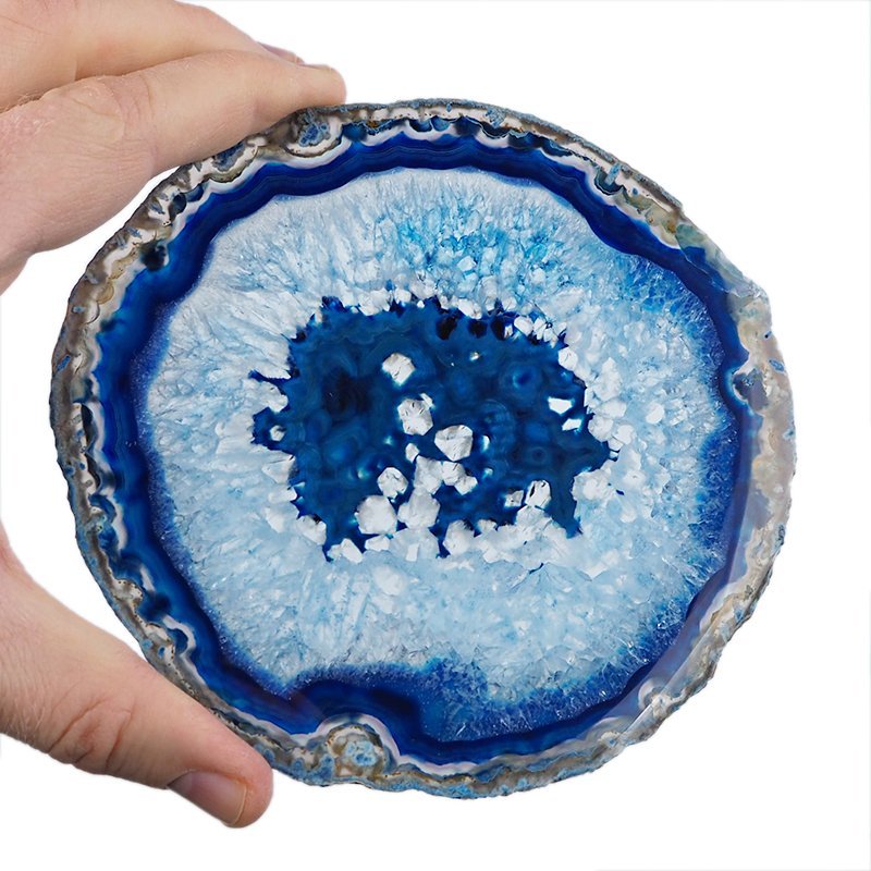 AGAT NIEBIESKI - PLASTER - 134 mm - BRAZYLIA