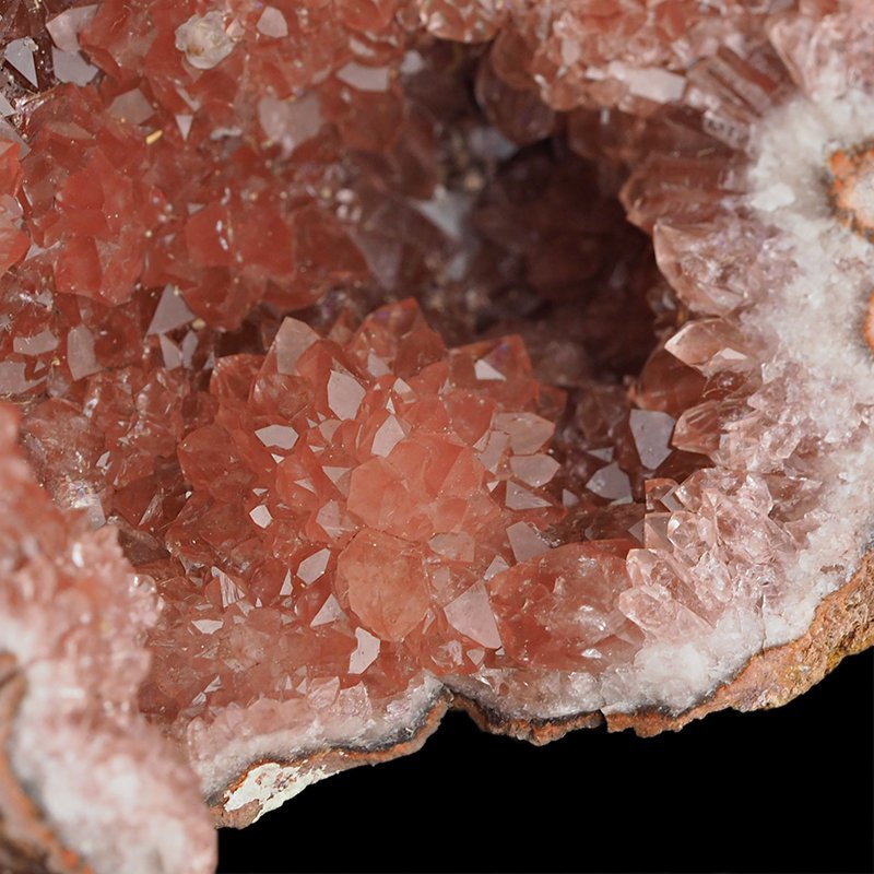 KWARC RÓŻOWY - "RÓŻOWY AMETYST", "PINK AMETHYST" - GEODA - 61mm - ARGENTYNA