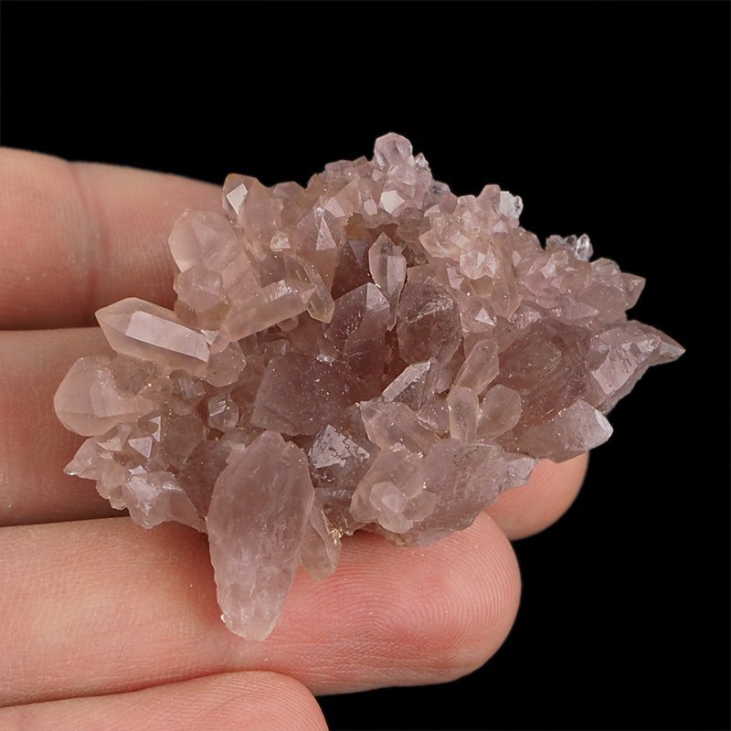 KWARC RÓŻOWY - "RÓŻOWY AMETYST", "PINK AMETHYST" - 51mm - ARGENTYNA