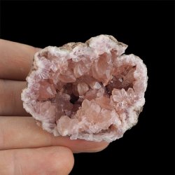 KWARC RÓŻOWY - "RÓŻOWY AMETYST", "PINK AMETHYST" - GEODA - 54 mm - ARGENTYNA