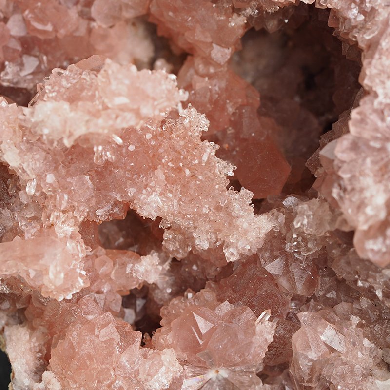 KWARC RÓŻOWY - "RÓŻOWY AMETYST", "PINK AMETHYST" - GEODA - 61 mm - ARGENTYNA