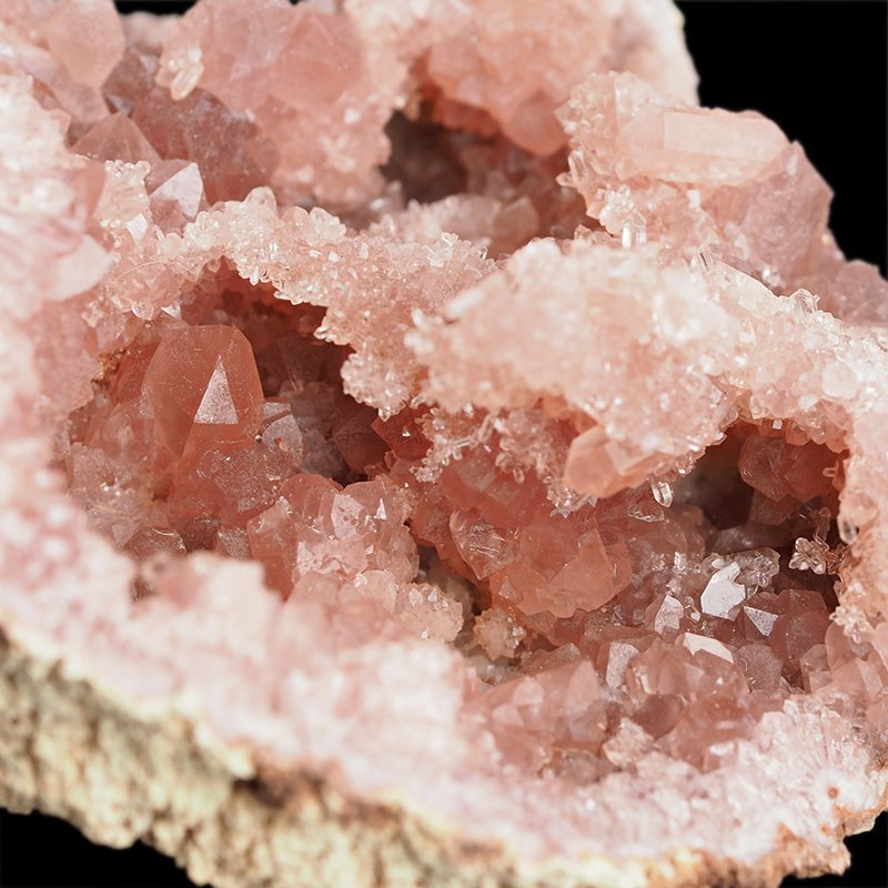 KWARC RÓŻOWY - "RÓŻOWY AMETYST", "PINK AMETHYST" - GEODA - 61 mm - ARGENTYNA