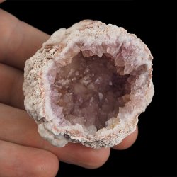 KWARC RÓŻOWY - "RÓŻOWY AMETYST", "PINK AMETHYST" - GEODA - 52 mm - ARGENTYNA