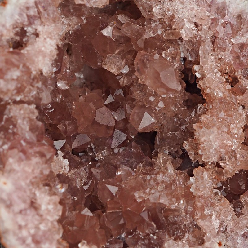 KWARC RÓŻOWY - "RÓŻOWY AMETYST", "PINK AMETHYST" - GEODA - 62 mm - ARGENTYNA