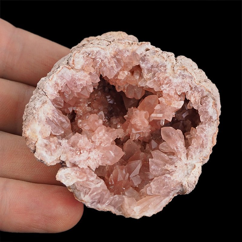KWARC RÓŻOWY - "RÓŻOWY AMETYST", "PINK AMETHYST" - GEODA - 64 mm - ARGENTYNA