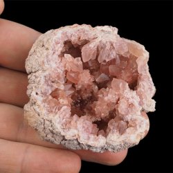 KWARC RÓŻOWY - "RÓŻOWY AMETYST", "PINK AMETHYST" - GEODA - 64 mm - ARGENTYNA