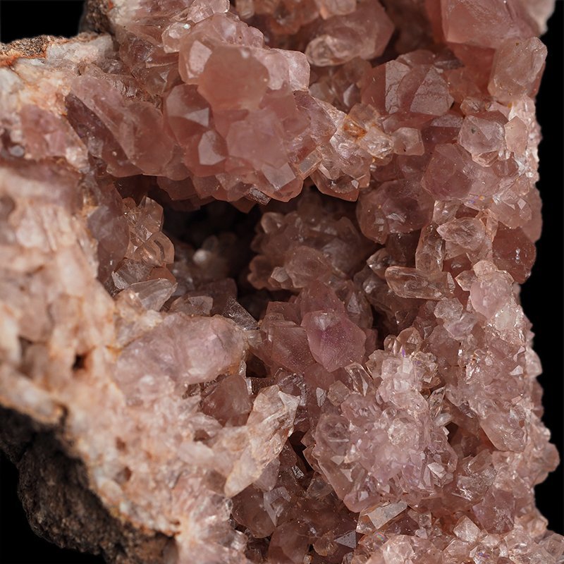 KWARC RÓŻOWY - "RÓŻOWY AMETYST", "PINK AMETHYST" - GEODA - 67 mm - ARGENTYNA