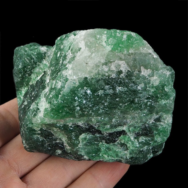 AWENTURYN SZMARAGDOWY (ZIELONY) - BRYŁKA - 89 mm - TANZANIA
