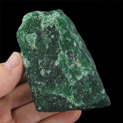 AWENTURYN SZMARAGDOWY (ZIELONY) - BRYŁKA - 89 mm - TANZANIA