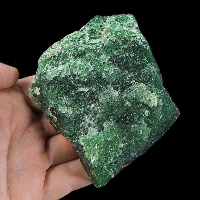 AWENTURYN SZMARAGDOWY (ZIELONY) - BRYŁKA - 102 mm - TANZANIA