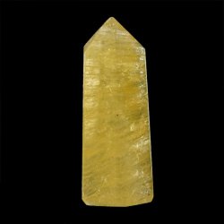 ŻÓŁTY FLUORYT - OBELISK Z NATURALNEGO KAMIENIA - 55 mm