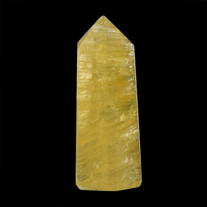 ŻÓŁTY FLUORYT - OBELISK Z NATURALNEGO KAMIENIA - 55 mm