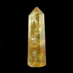 ŻÓŁTY FLUORYT - OBELISK Z NATURALNEGO KAMIENIA - 67 mm