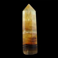 ŻÓŁTY FLUORYT - OBELISK Z NATURALNEGO KAMIENIA - 67 mm