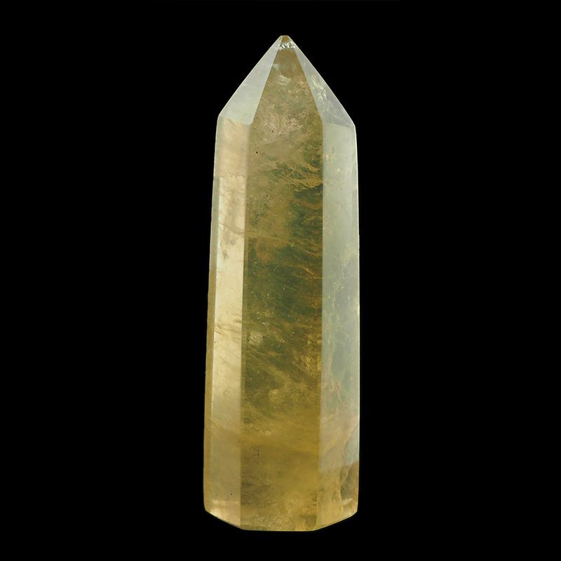 ŻÓŁTY FLUORYT - OBELISK Z NATURALNEGO KAMIENIA - 65 mm