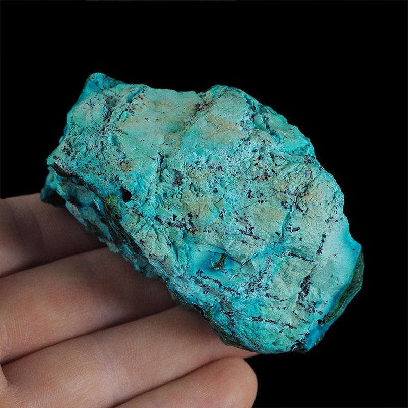 CHRYZOKOLA, MALACHIT - 73 mm - KONGO