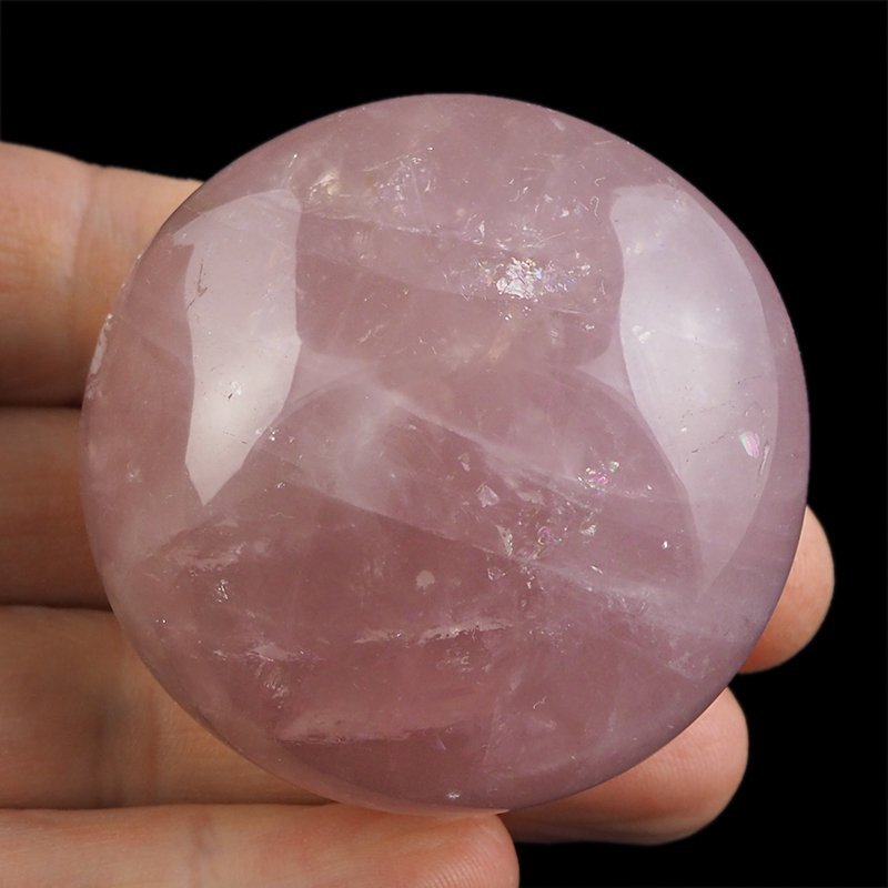 KWARC RÓŻOWY - OTOCZAK - 53 mm - MADAGASKAR