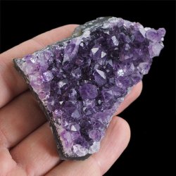 AMETYST- SZCZOTKA KRYSTALICZNA - 74 mm - URUGWAJ