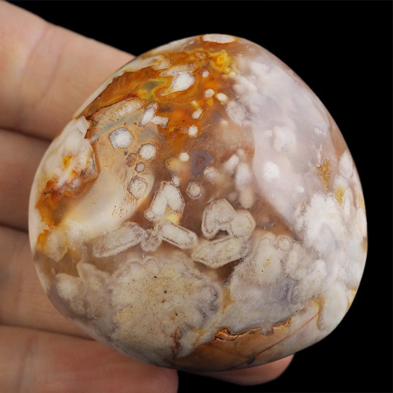 AGAT KWIATOWY - OTOCZAK - 51 mm - MADAGASKAR