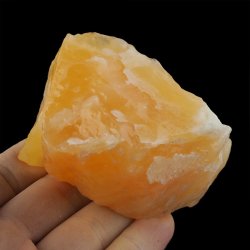 KALCYT POMARAŃCZOWY - BRYŁKA - 76 mm - MEKSYK