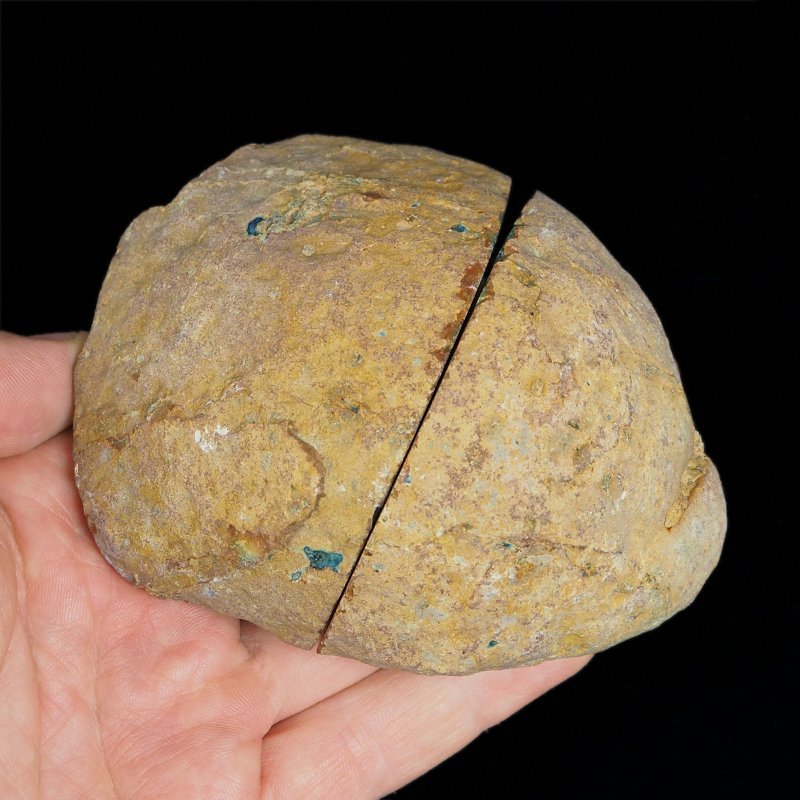 AGAT NIEBIESKI - DWIE POŁÓWKI - 102 mm - BRAZYLIA