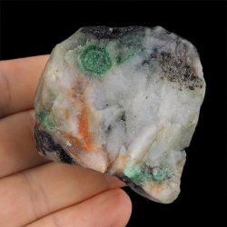 SZMARAGD, MOLIBDENIT - 58 mm - BRAZYLIA