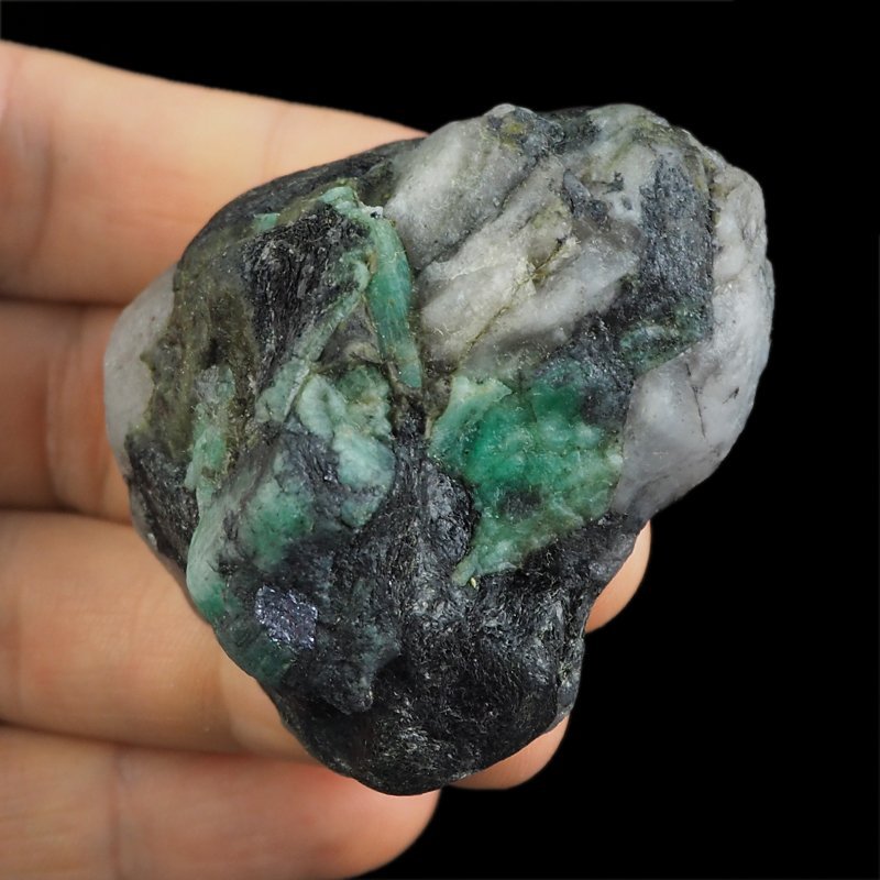 SZMARAGD, MOLIBDENIT - 54 mm - BRAZYLIA