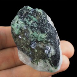 SZMARAGD, MOLIBDENIT - 58 mm - BRAZYLIA