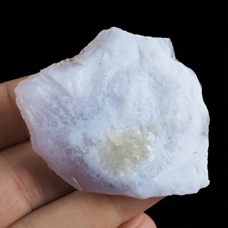 CHALCEDON NIEBIESKI (BŁĘKITNY), KRYSZTAŁ GÓRSKI - 59 mm - MALAWI