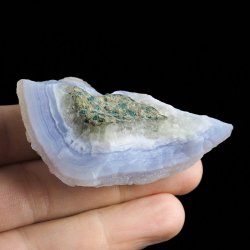 CHALCEDON NIEBIESKI (BŁĘKITNY) - 66 mm - MALAWI