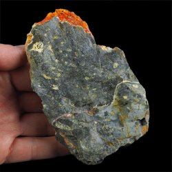 REALGAR, AURYPIGMENT, CHALCEDON - 113 mm - INDONEZJA