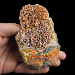REALGAR, AURYPIGMENT, CHALCEDON - 113 mm - INDONEZJA