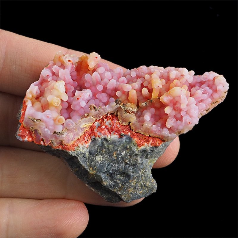 REALGAR, AURYPIGMENT, CHALCEDON - 67 mm - INDONEZJA