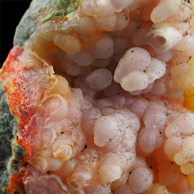 REALGAR, AURYPIGMENT, CHALCEDON - 54 mm - INDONEZJA