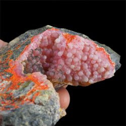 REALGAR, AURYPIGMENT, CHALCEDON - 97 mm - INDONEZJA