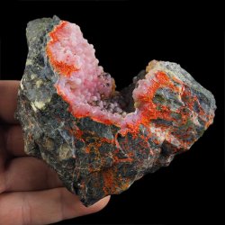 REALGAR, AURYPIGMENT, CHALCEDON - 97 mm - INDONEZJA