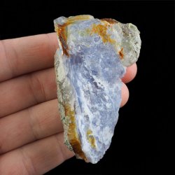 CHALCEDON NIEBIESKI (BŁĘKITNY), AGAT NIEBIESKI - GEODA - 71 mm - MALAWI