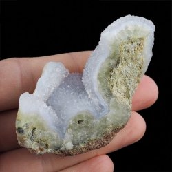 CHALCEDON NIEBIESKI (BŁĘKITNY), AGAT NIEBIESKI - 74 mm - MALAWI